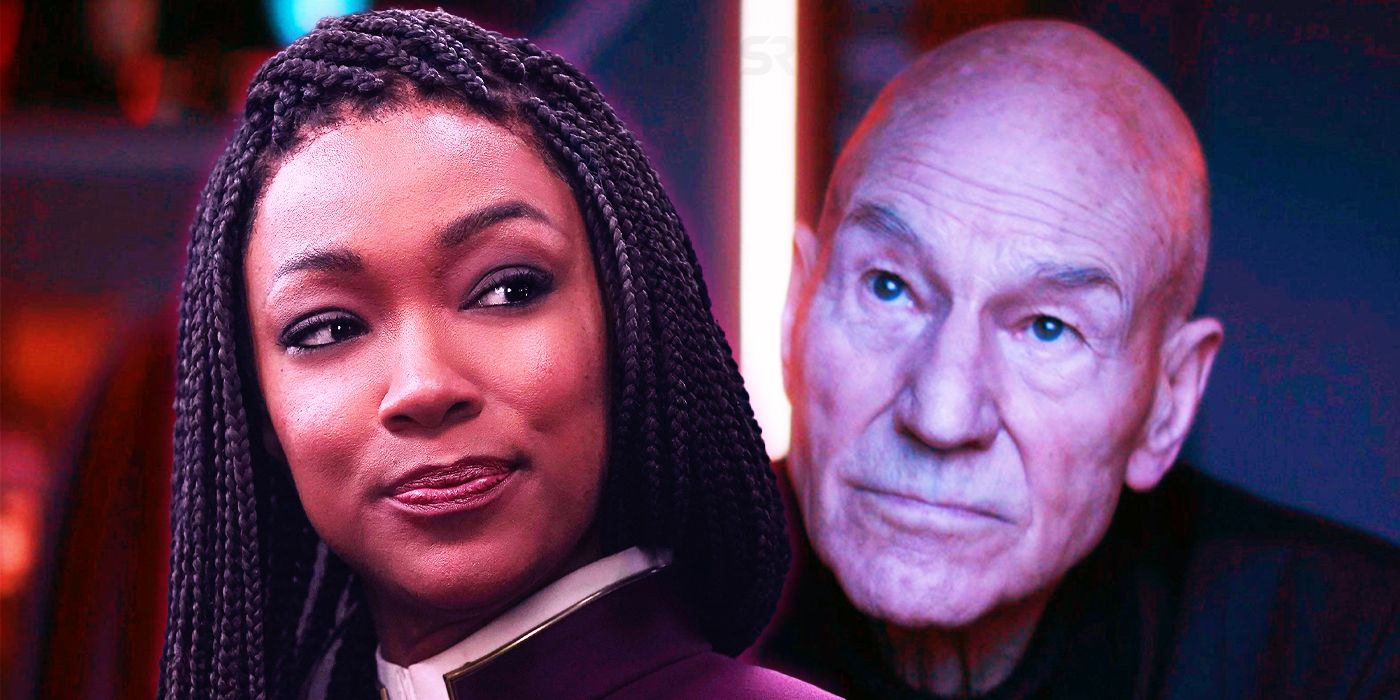 Michael Burnham and Jean-Luc Picard in Star Trek: Discovery and Star Trek: Picard