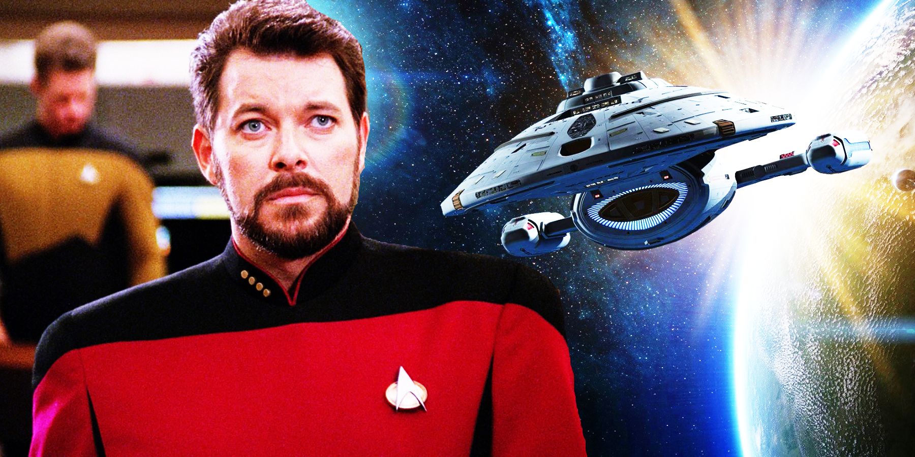 Will Riker was offered command of the USS Voyager in Star Trek