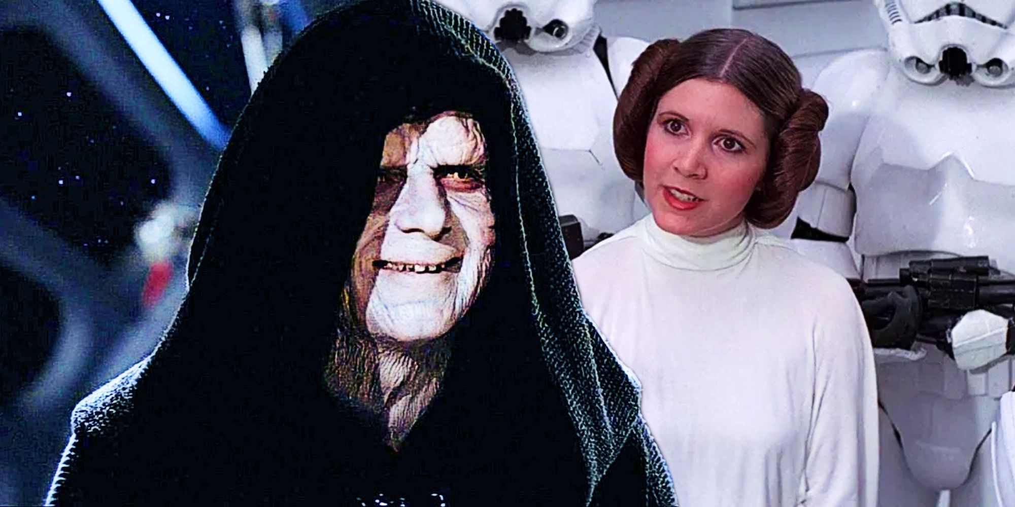 Star Wars A New Hope Emperor Palpatine Leia