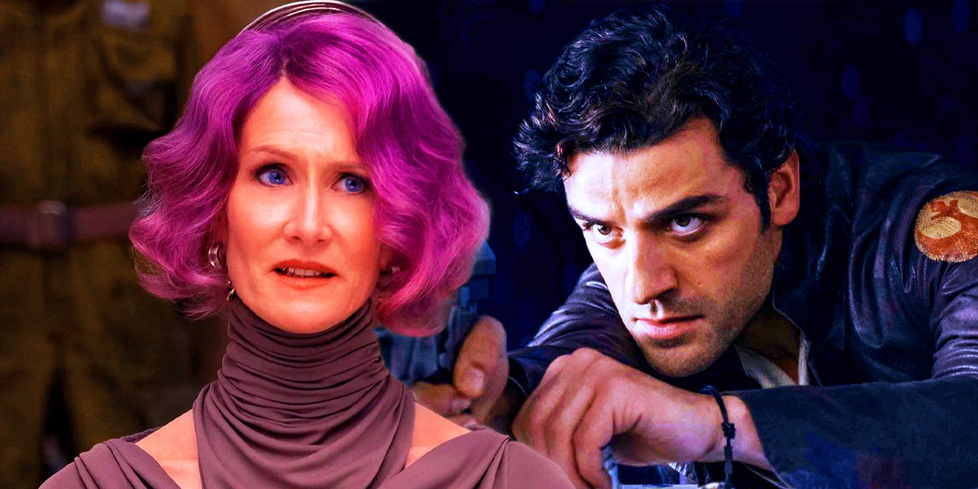 Holdo and Poe in Star Wars: The Last Jedi