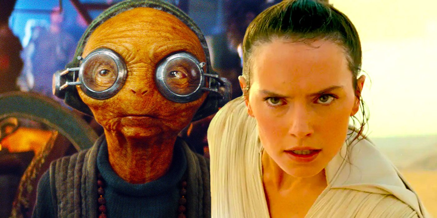 Star Wars Sequels Maz Kanata Rey Skywalker