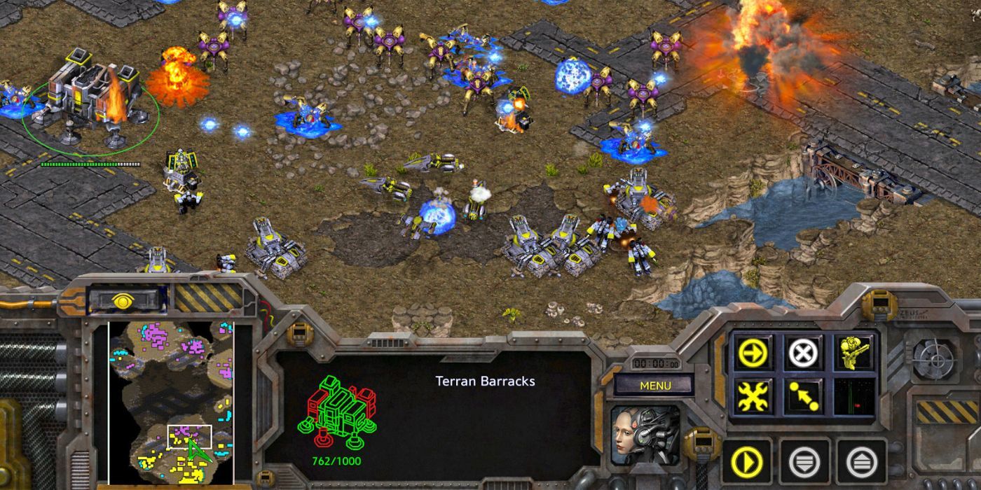 Jogabilidade de StarCraft Remastered.