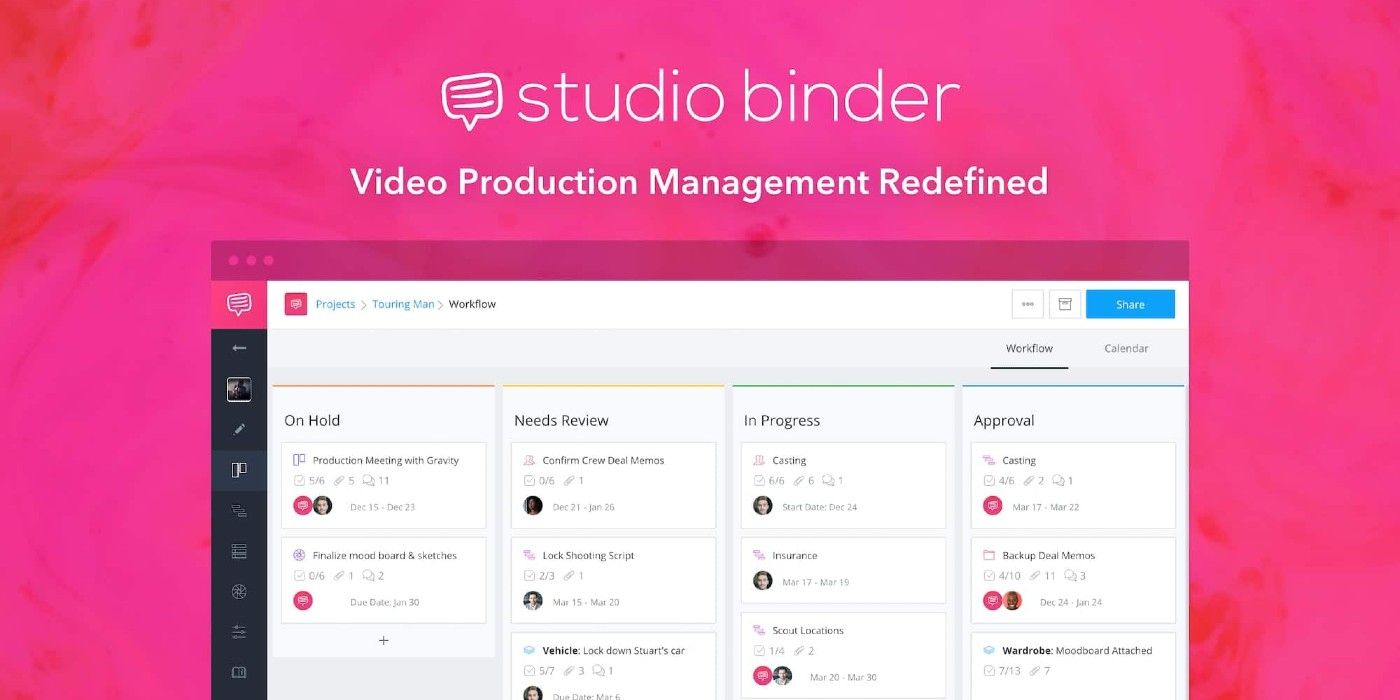 Studio Binder software