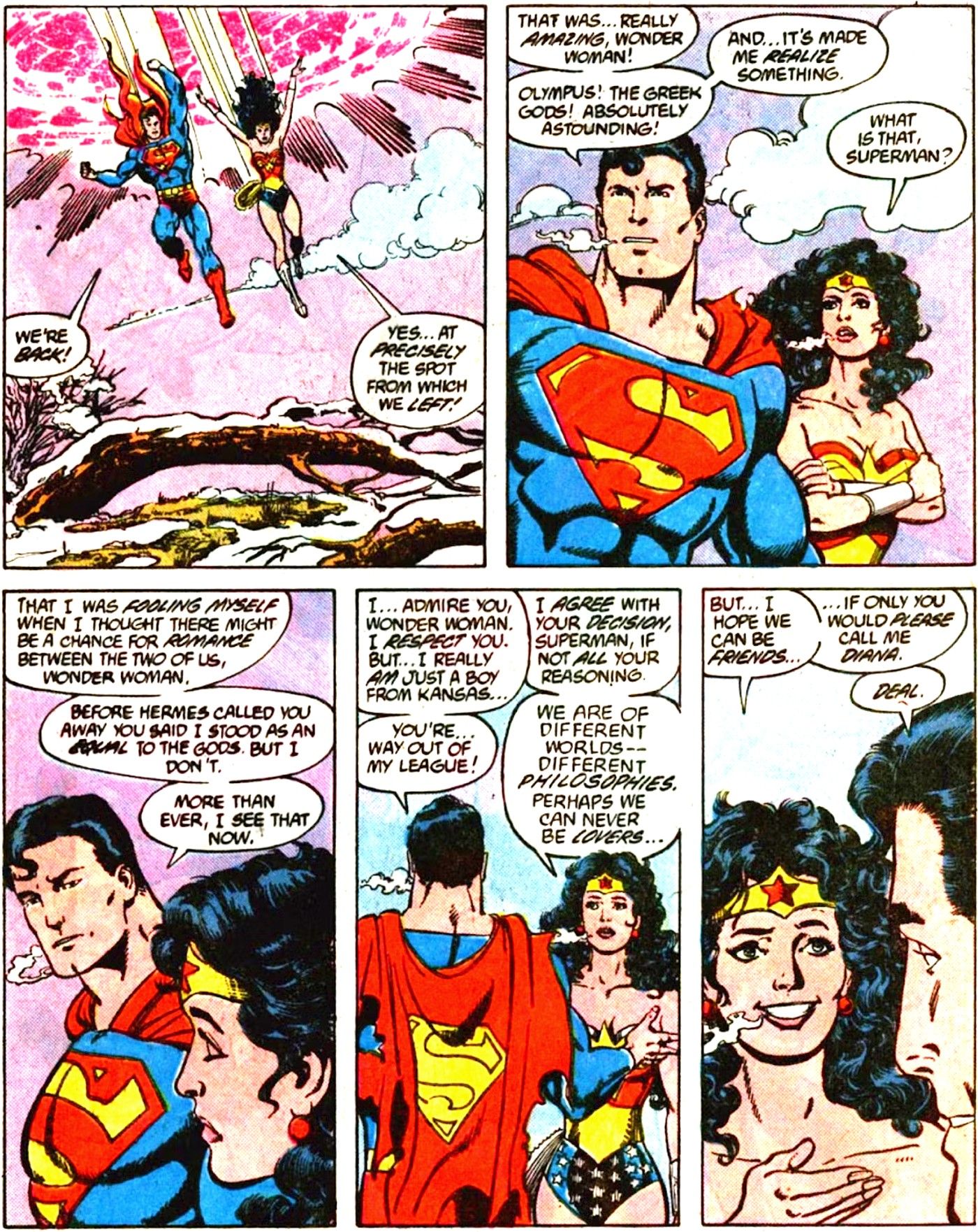 rendez-vous entre superman et wonder woman
