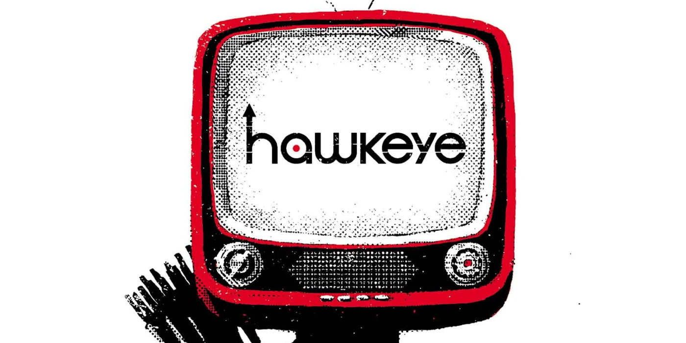 Hawkeye mais avec une tête de télé