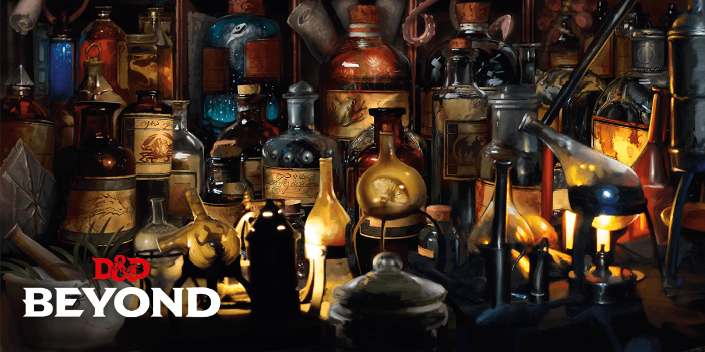An illustration of potions from D&D Beyond