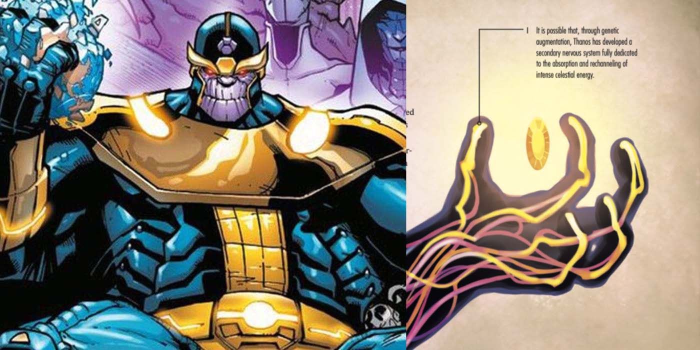 Thanos Marvel Anatomy - Celestial Infinity Stone Connection