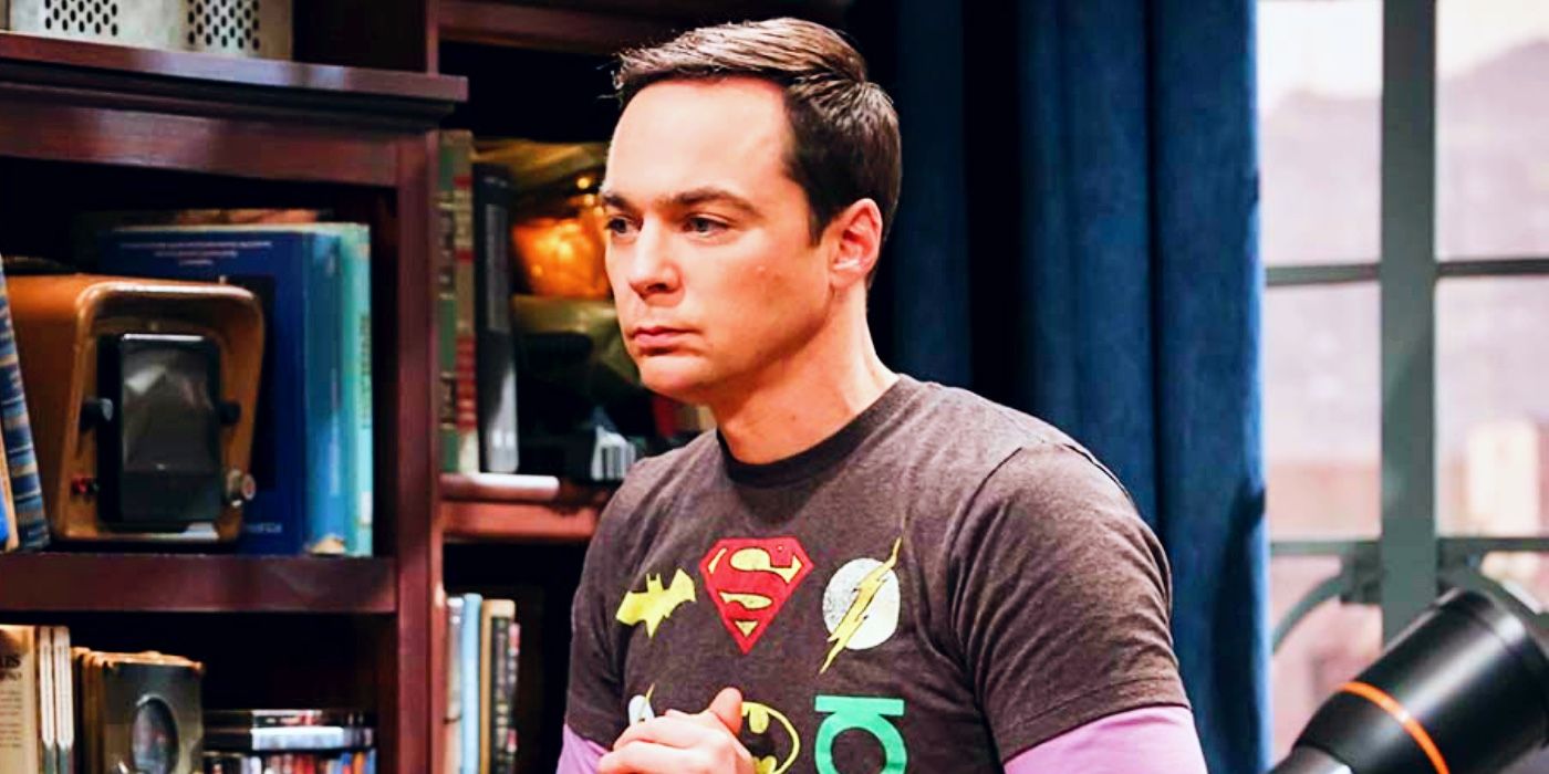 Sheldon sets his jaw in The Big Bang Theory