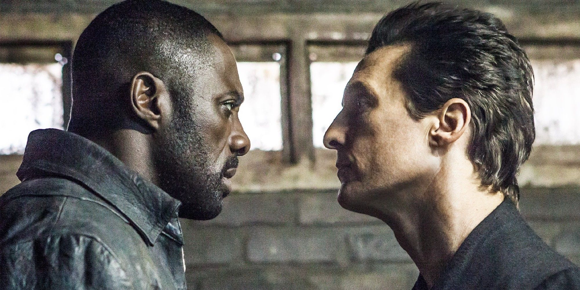 Idris Elba and Matthew McConaughey facing off in The Dark Tower Movie