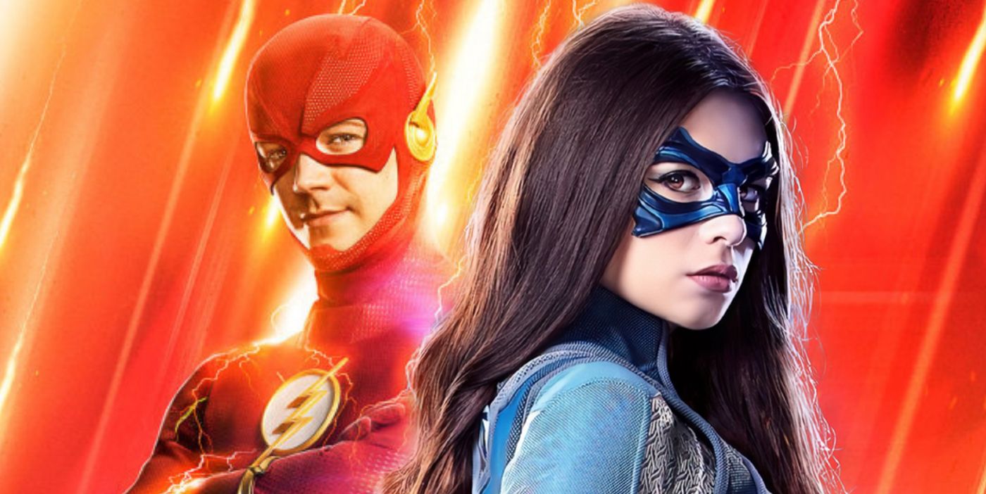 Grant Gustin and Nicole Maines custom image