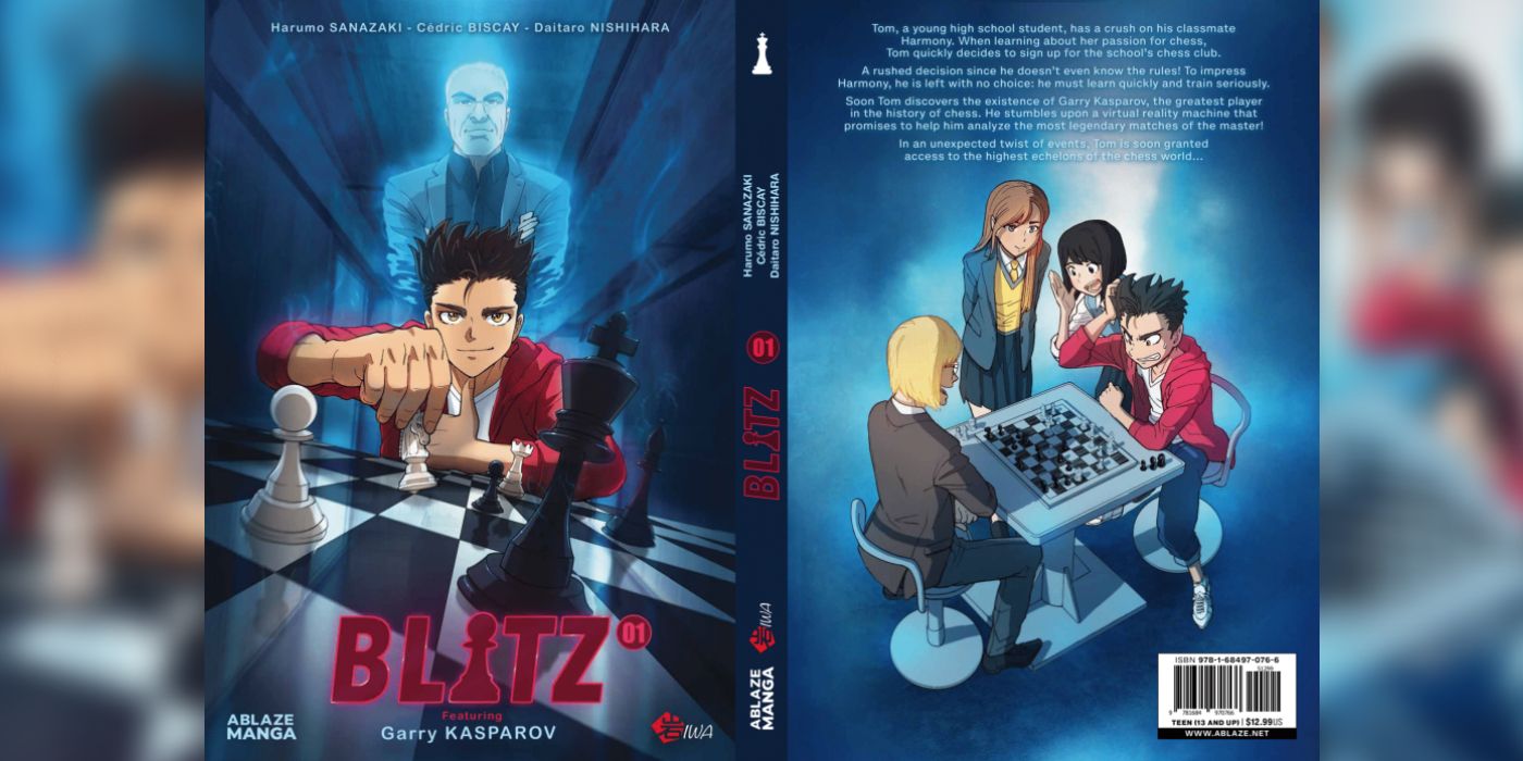 As capas frontal e traseira do volume um de BLITZ