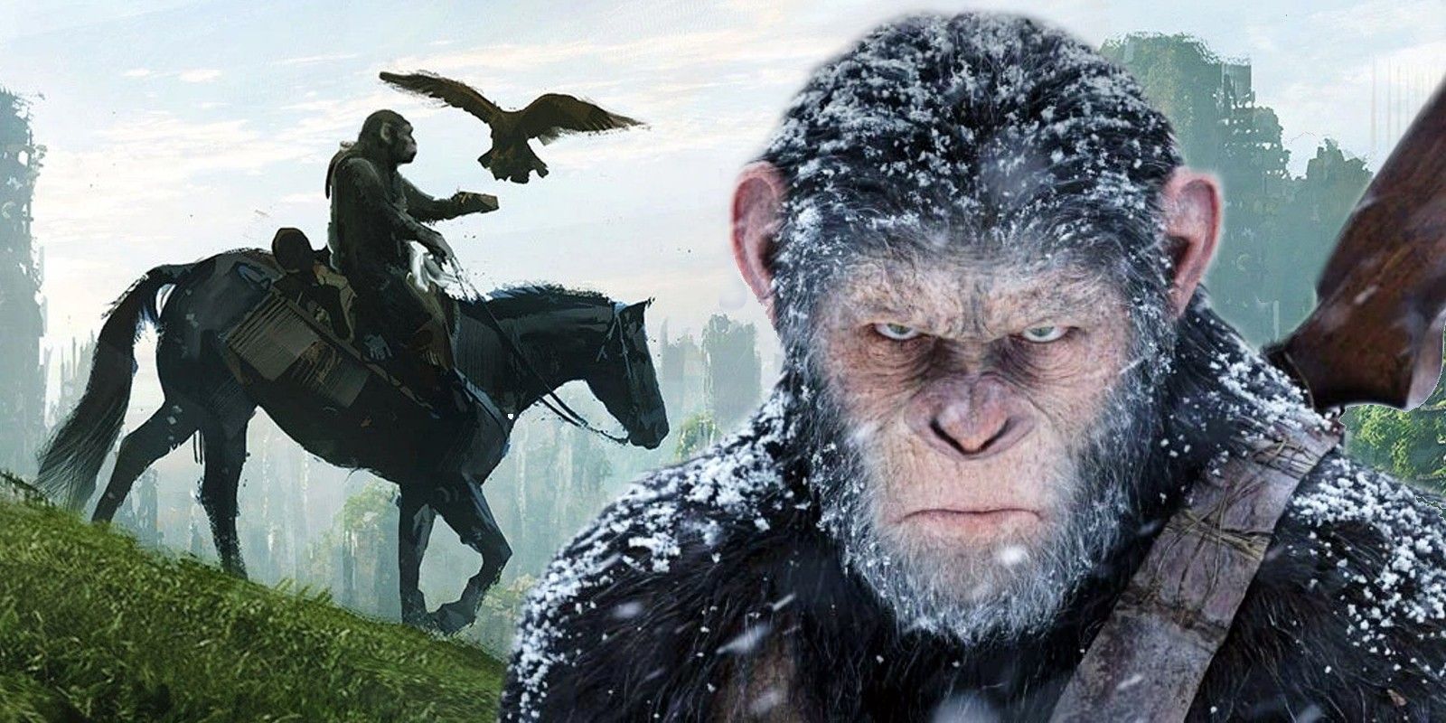 The Kingdom of the Planet of the Apes and Caesar