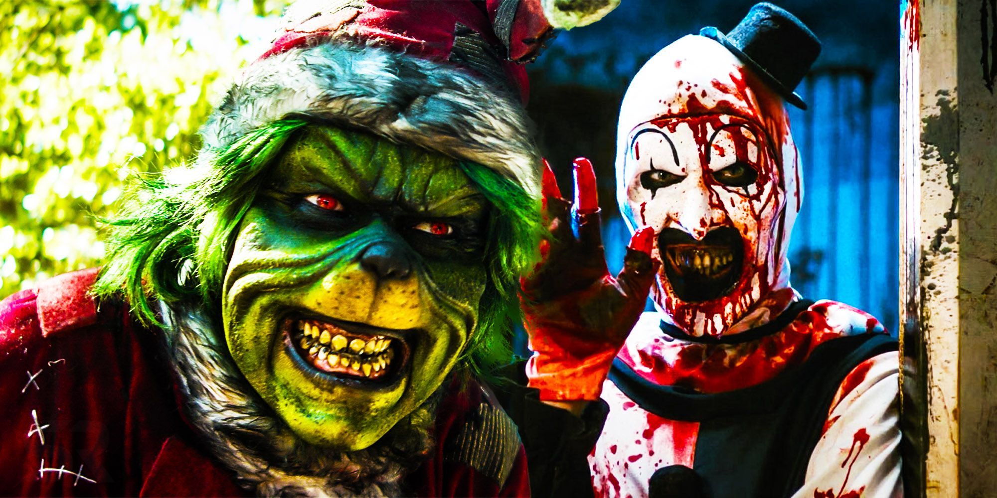 The mean one art and the clown terrifier 2
