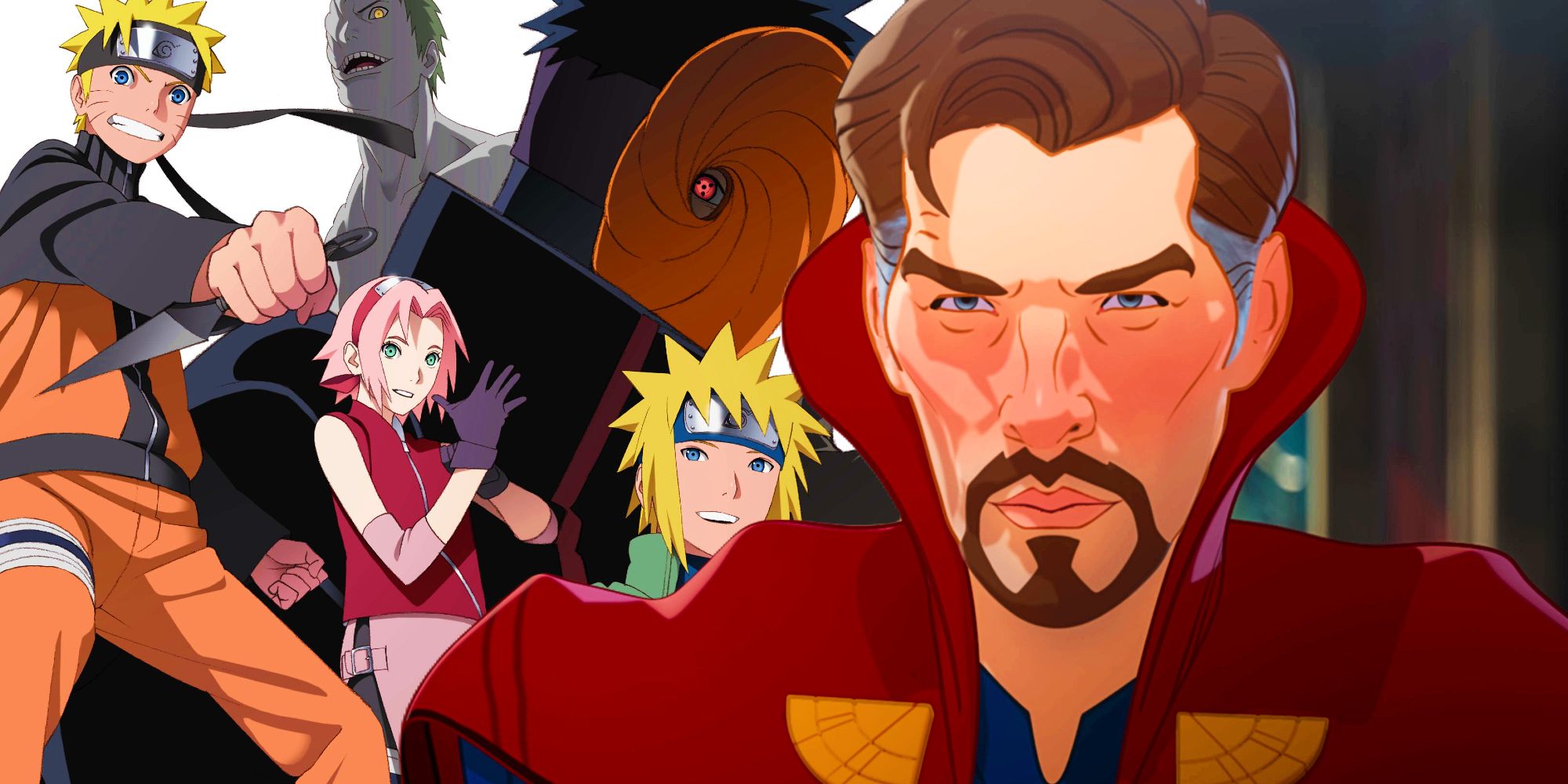 The Naruto characters and Doctor Strange