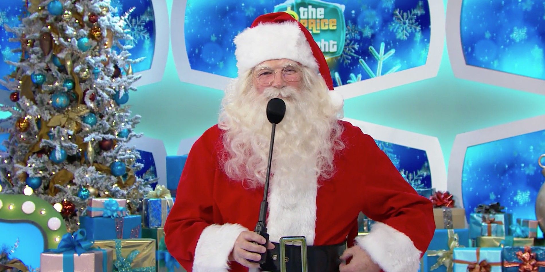 The Price Is Right Holiday Episode Drew Carey Santa