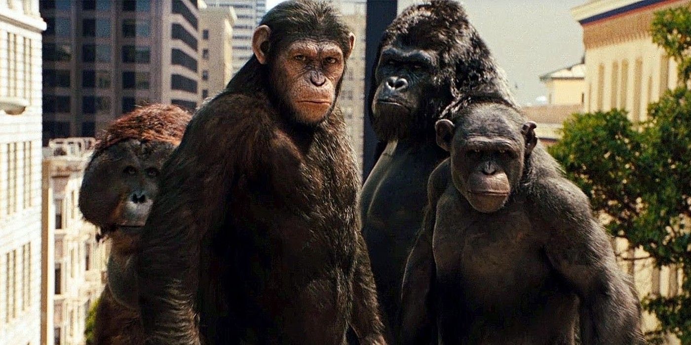 Rise of the Planet of the Apes - Caesar, Rocket, Maurice and Buck