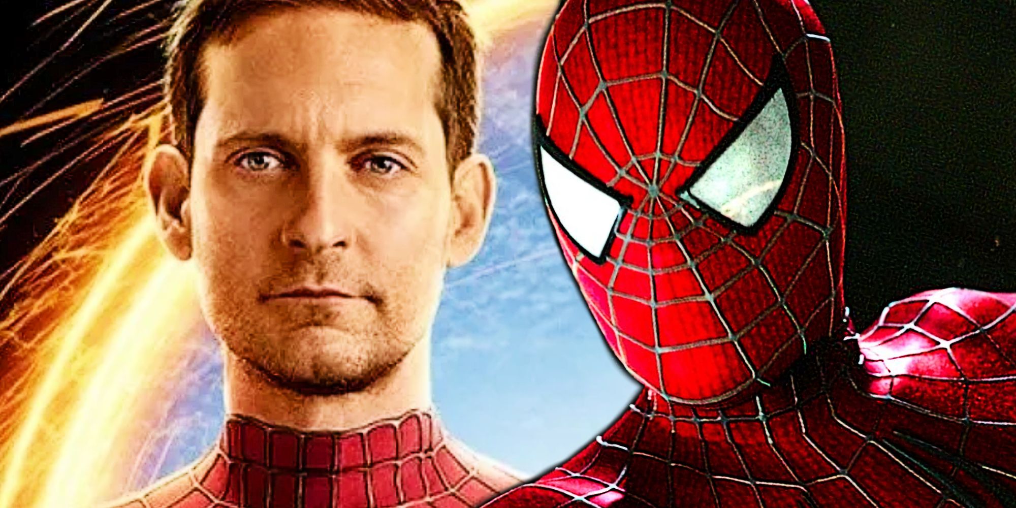 Tobey Maguire como Peter Parker em Homem-Aranha No Way Home