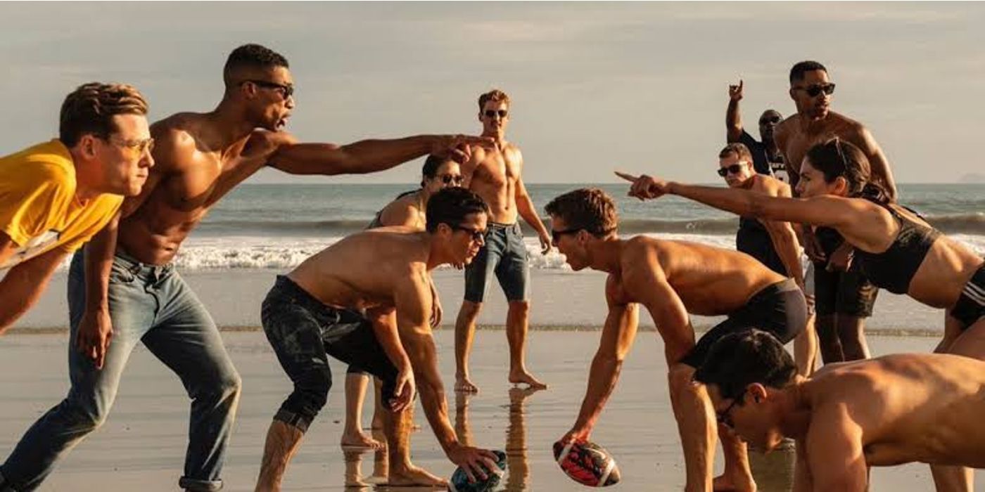 Top Gun's beach volleyball scene vs. Maverick's volleyball: a detailed  comparison.