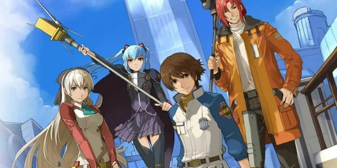 The Legend of Heroes: Trails From Zero Main Party Cover Image within Crossbell City, main Location of the Game