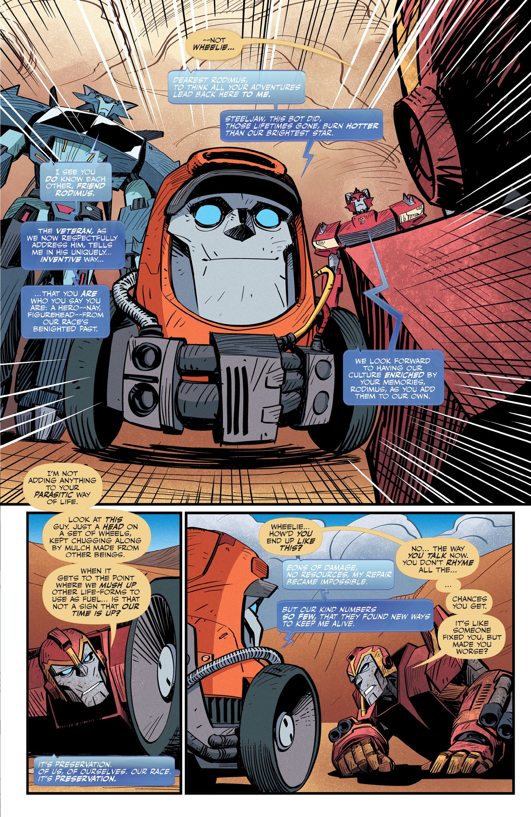 Transformers - Last Bot Standing Wheelie is a horrifying head