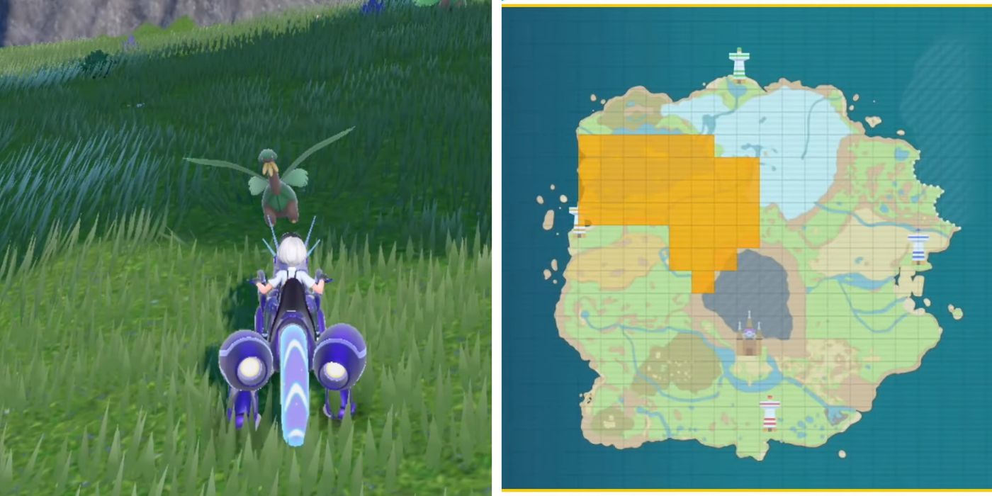 Tropius Wild Encounter e Map Location em Pokémon Scarlet and Violet