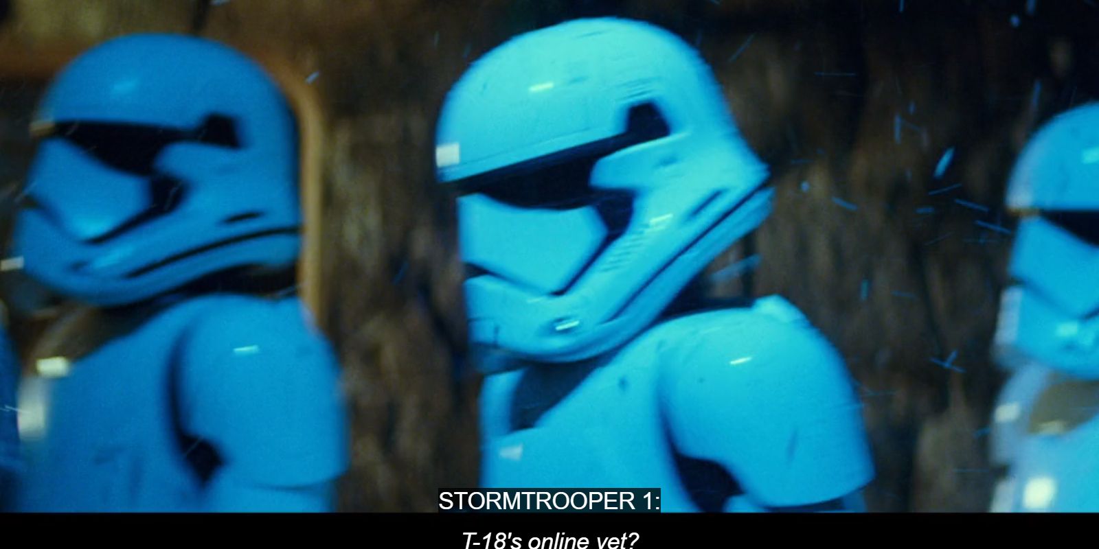 T-18 Stormtrooper Easter Egg from Star Wars: The Rise of Skywalker