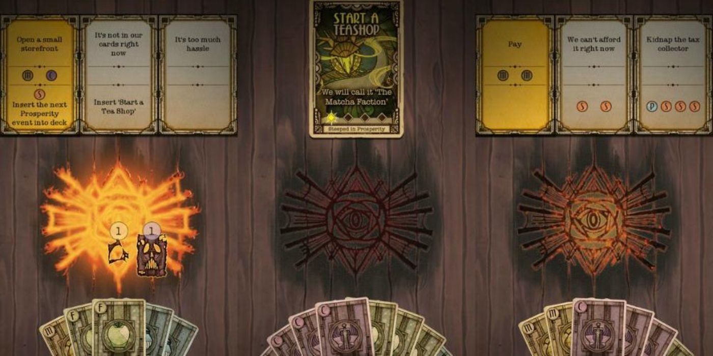 Cards are displayed in Underhand mobile