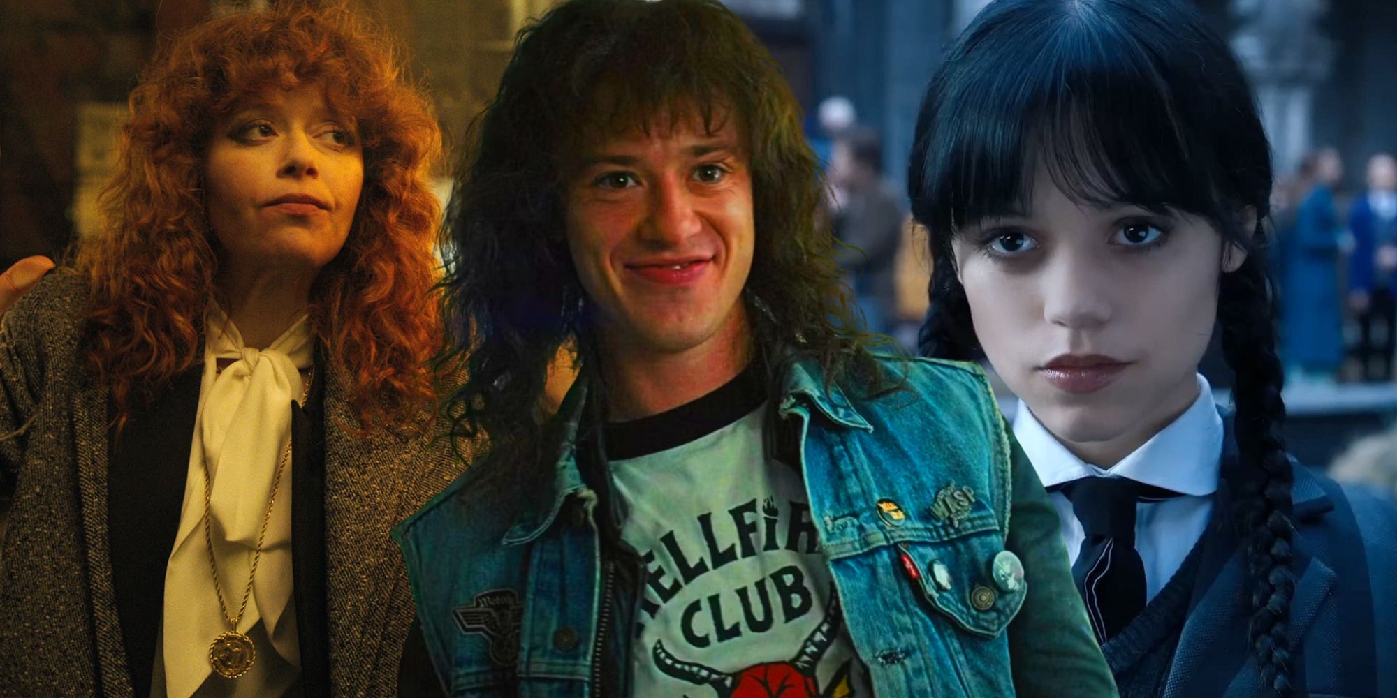 Netflix Shows Russian Doll, Stranger Things, Wednesday