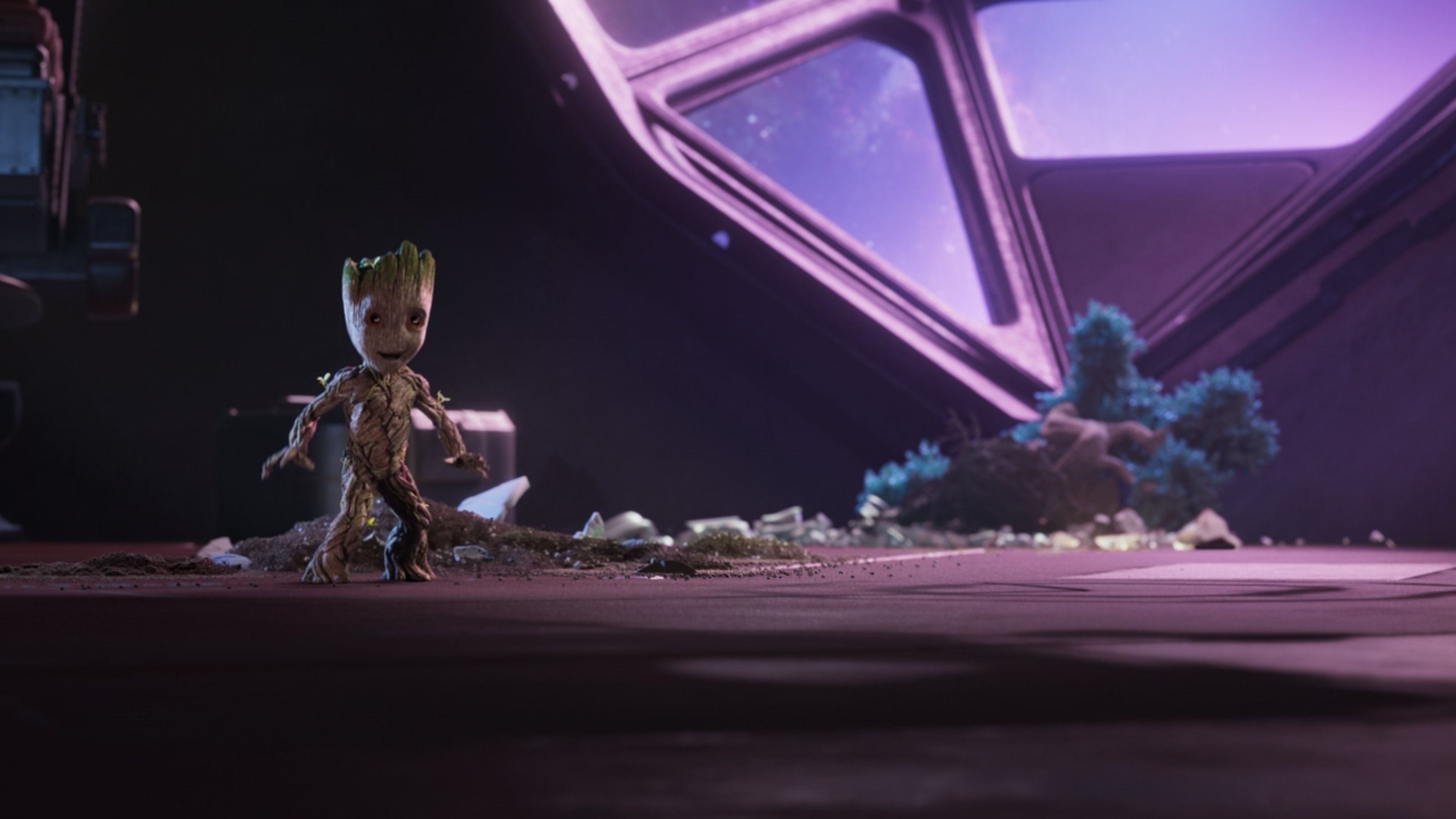 Baby Groot's First Steps