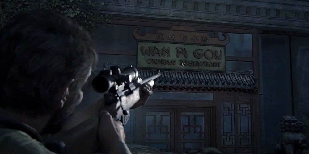 The Wan Pi Gou restaurant is seen in The Last Of Us