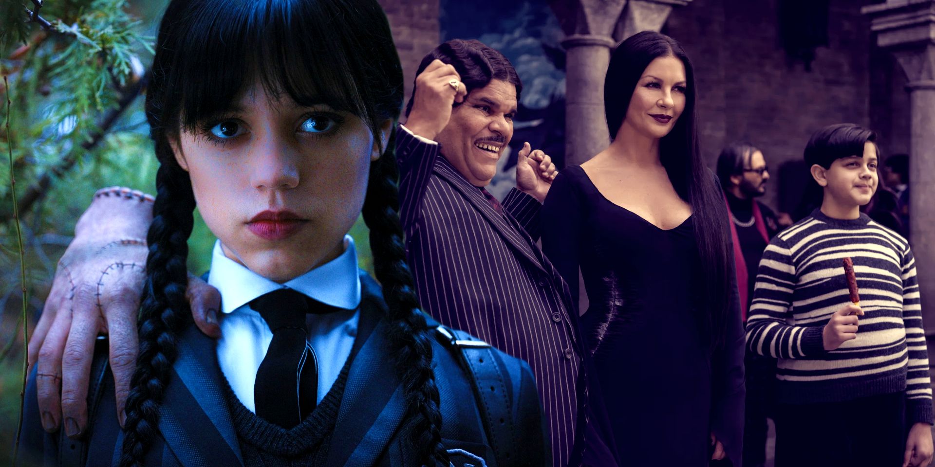 Netflix;  Jenna Ortega;  Luís Guzmán;  Catherine Zeta-Jones;  Isaac Ordonez