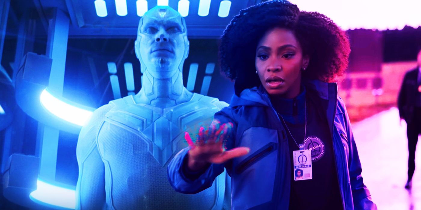 WandaVision’s White Vision and Monica Rambeau