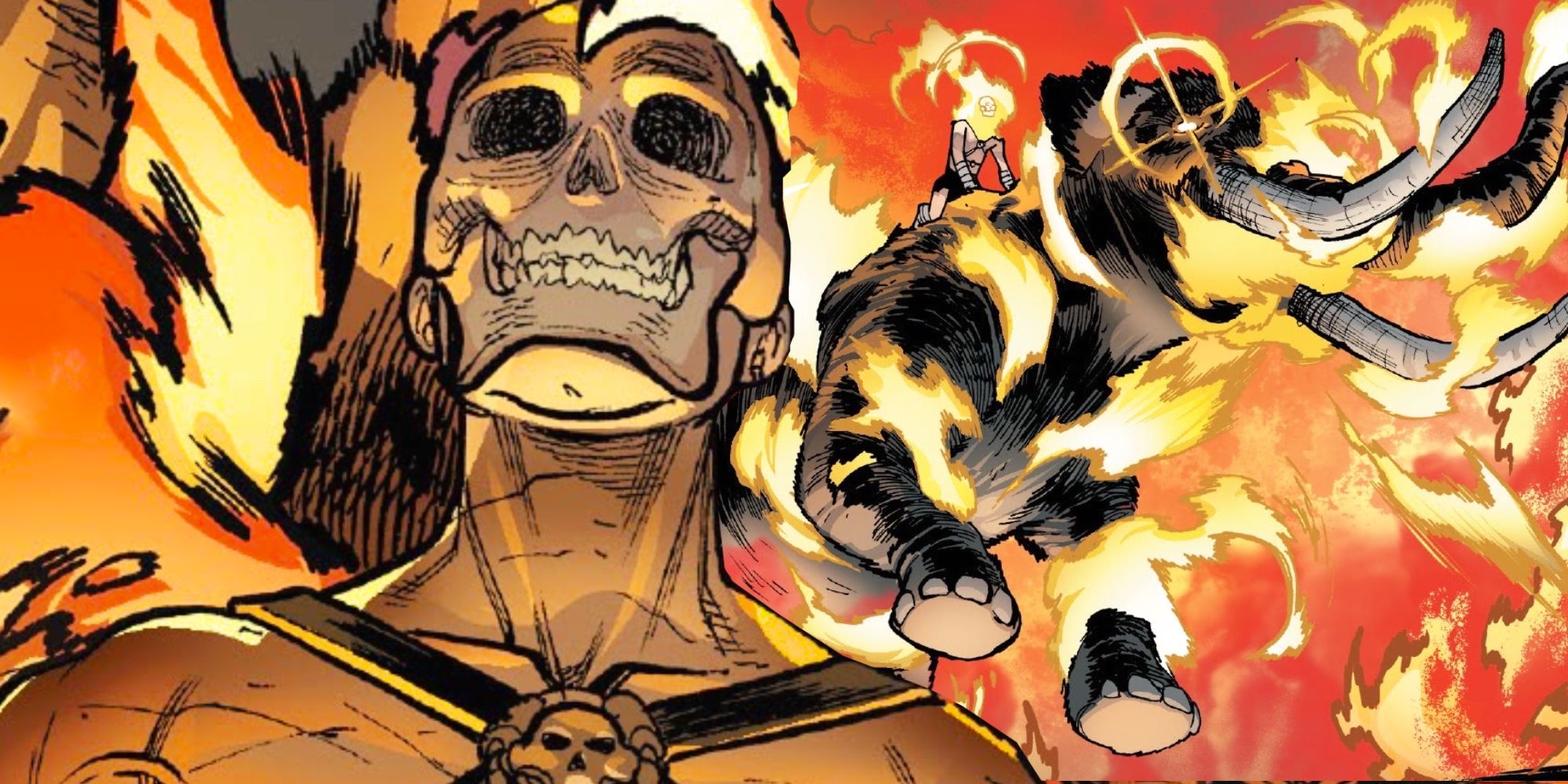 Prehistoric Ghost-Rider in Marvel Comics Avengers