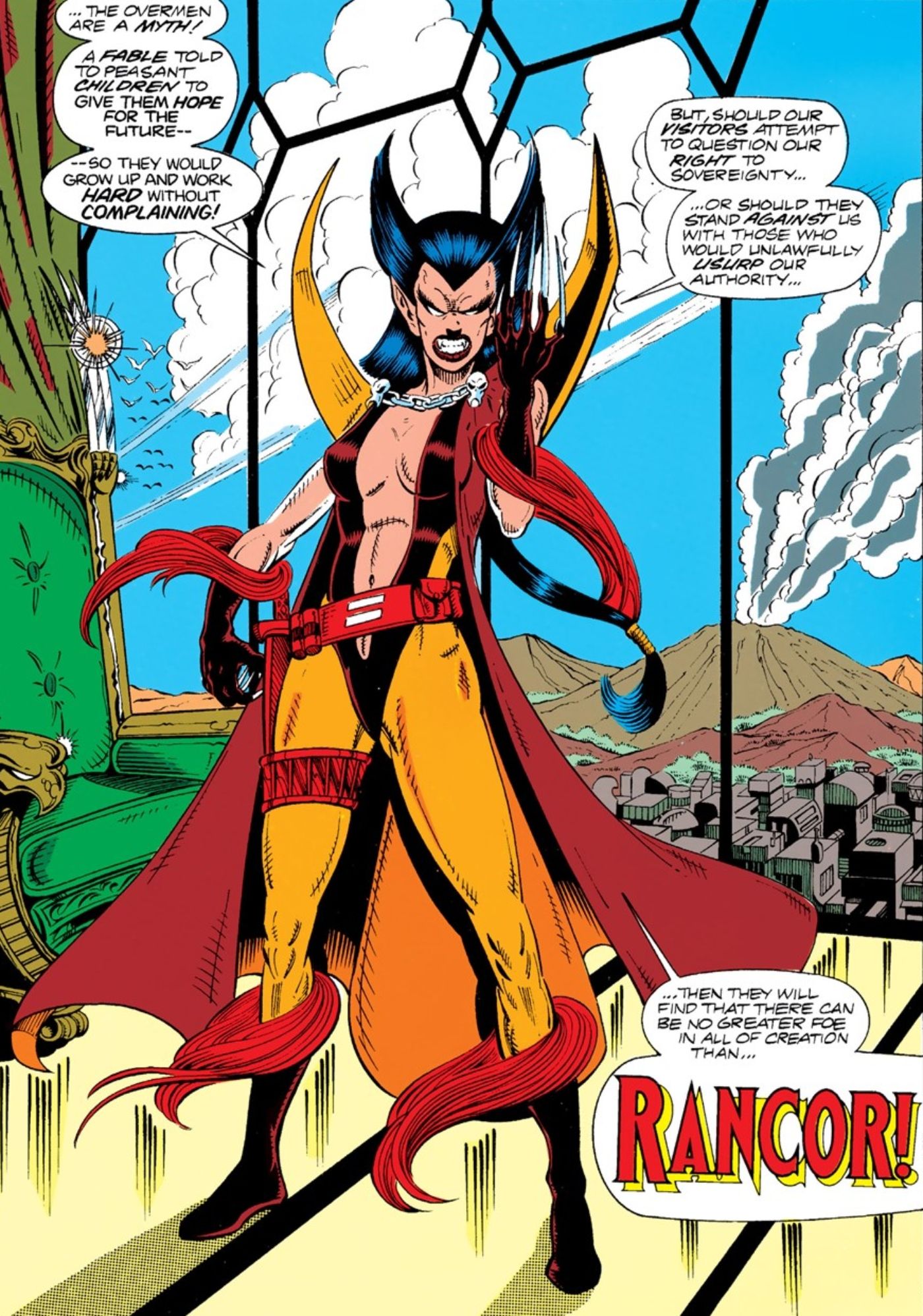 Wolverine's descendant, Rancor introduction. 