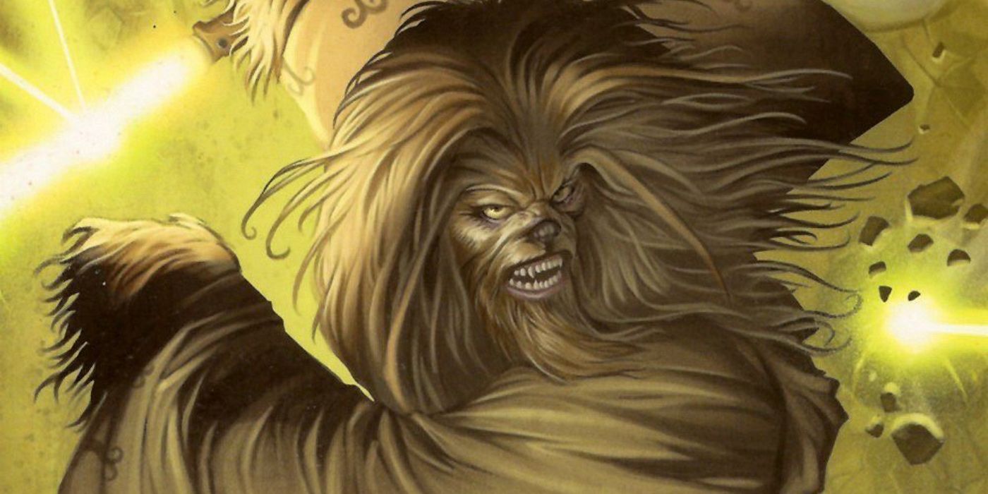 Wookie Jedi Tyvokka in Star Wars Legends