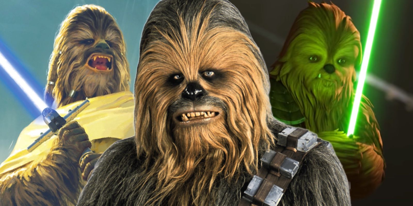 Wookiee Jedi Buryaga and Gungi In Star Wars Canon