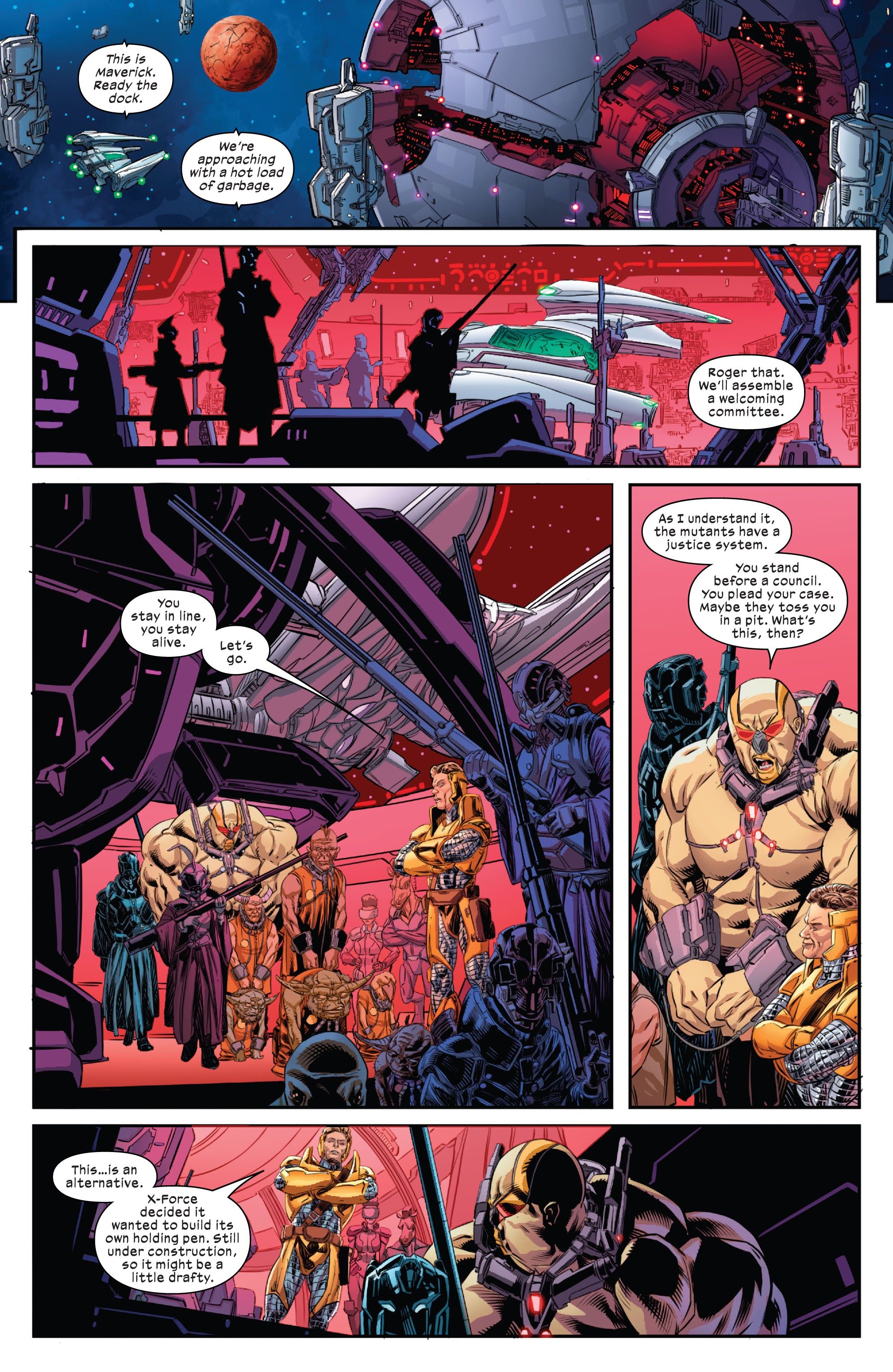 Revelação da Lua da Prisão da Besta em X-Force #34