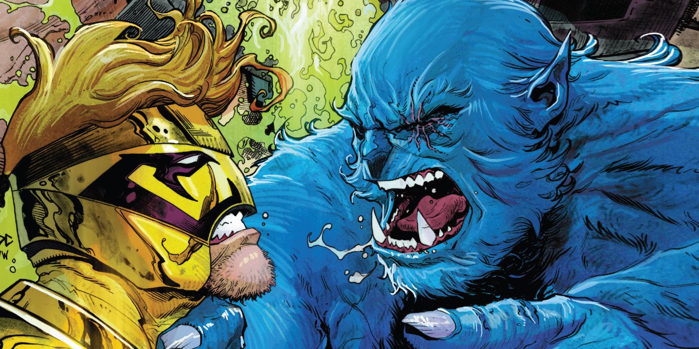 X-Force Cover Art Beast vs Maverick-1