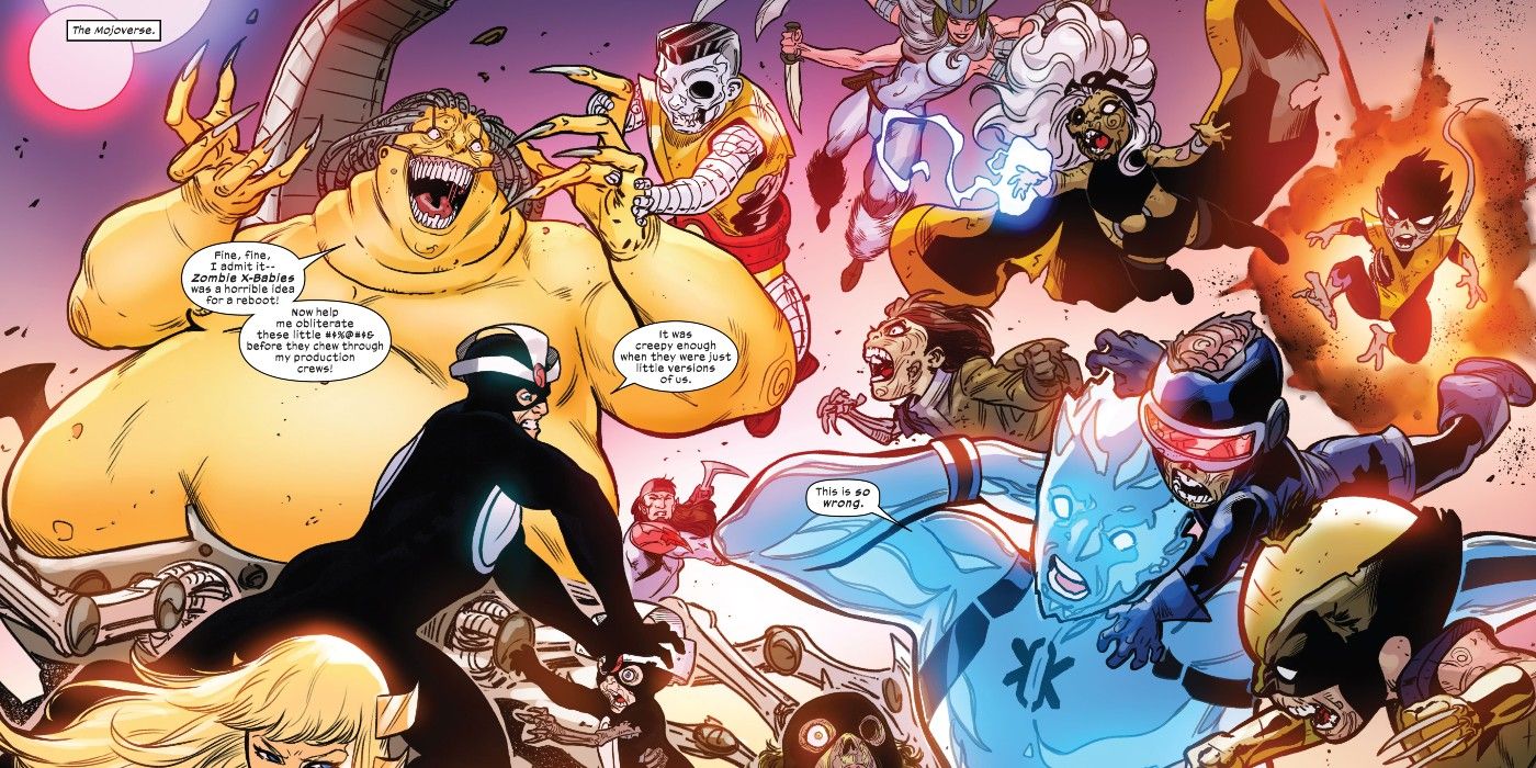 X-Men Annual #1 Mojoverse Zombie X-Babies