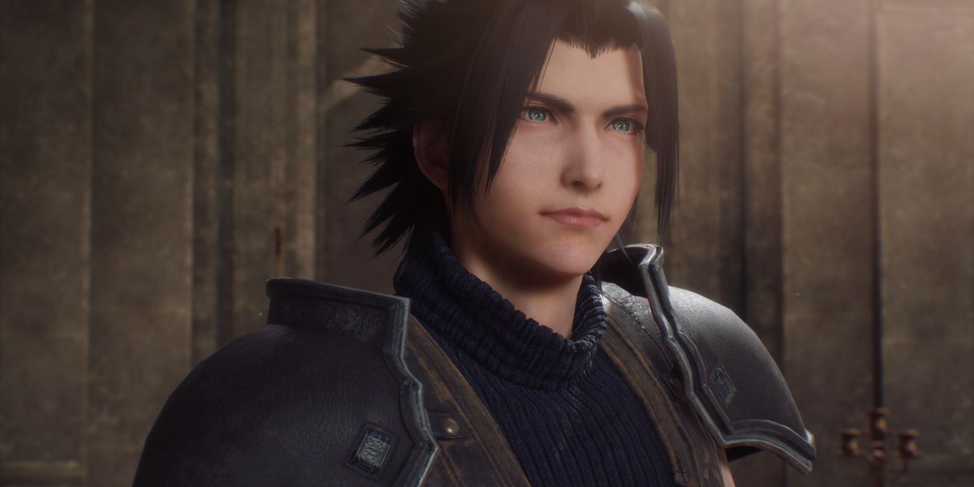 Zack Fair em Crisis Core: Reunião de Final Fantasy VII.