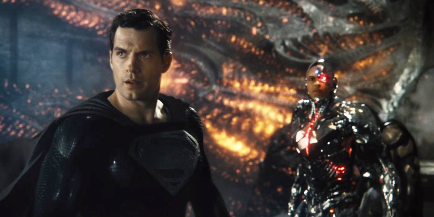 Zack Snyder's Justice League Superman and Cyborg pic