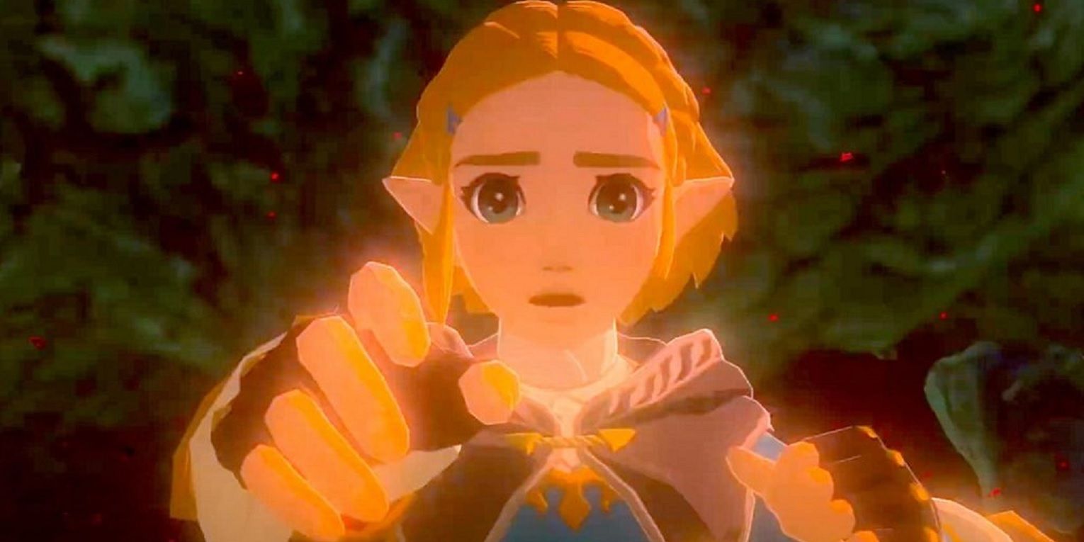 Zelda cai em um abismo no trailer de Tears of the Kingdom