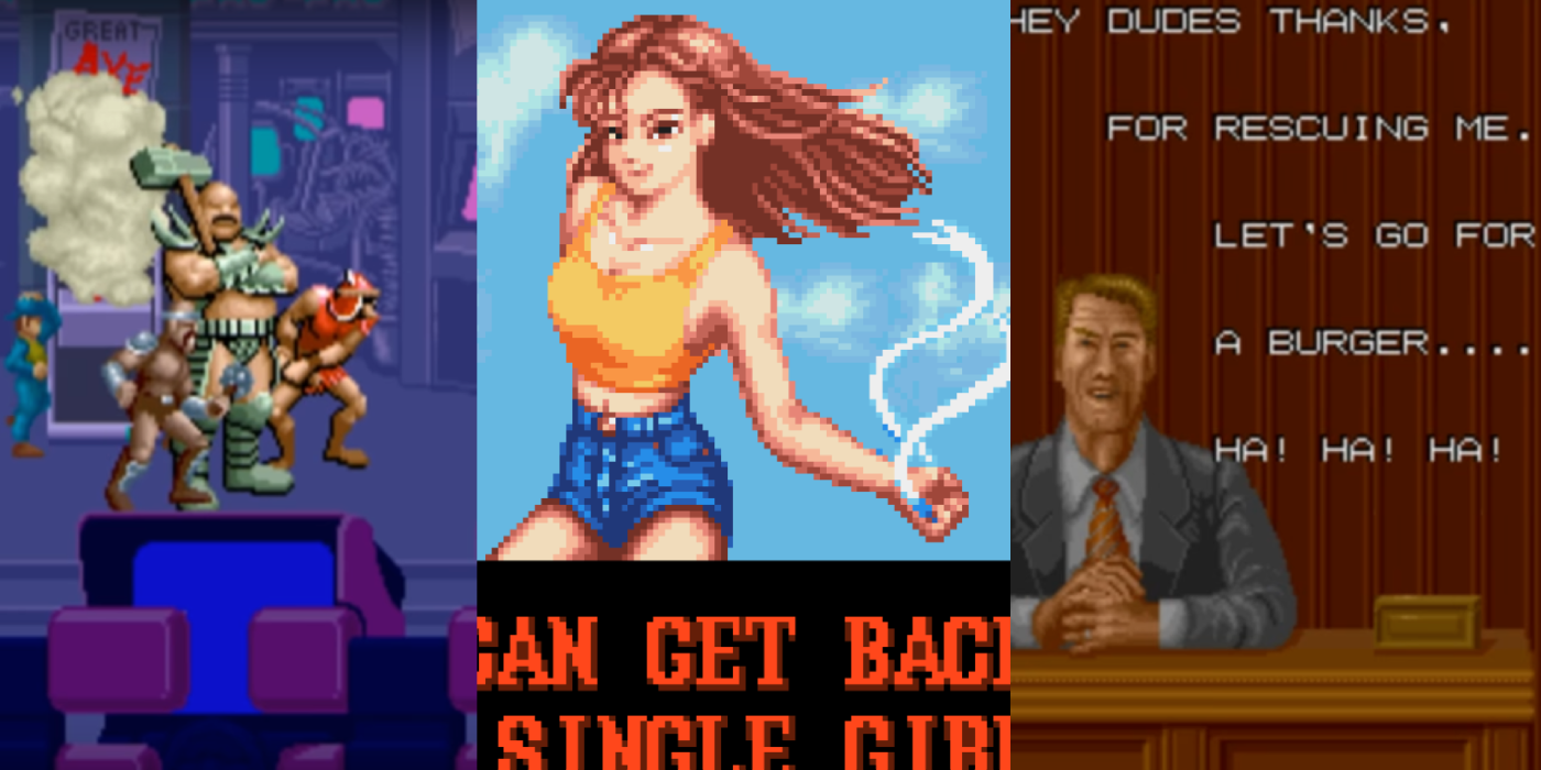 Funny video game endings from old arcades