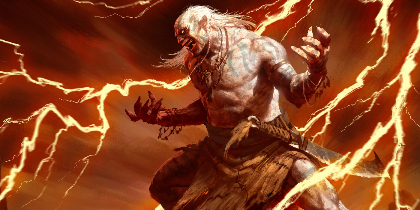 Storm Caller art in MtG