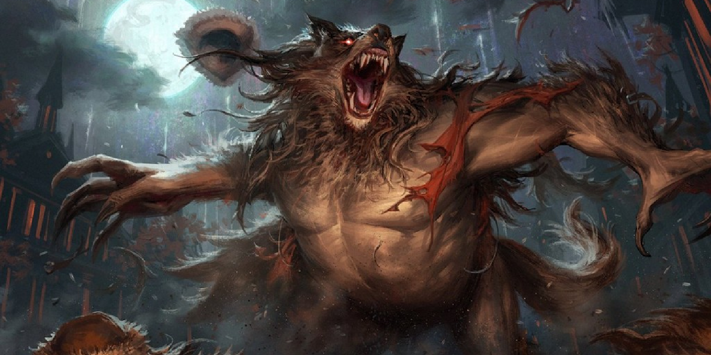 Terrible werewolf from MtG art