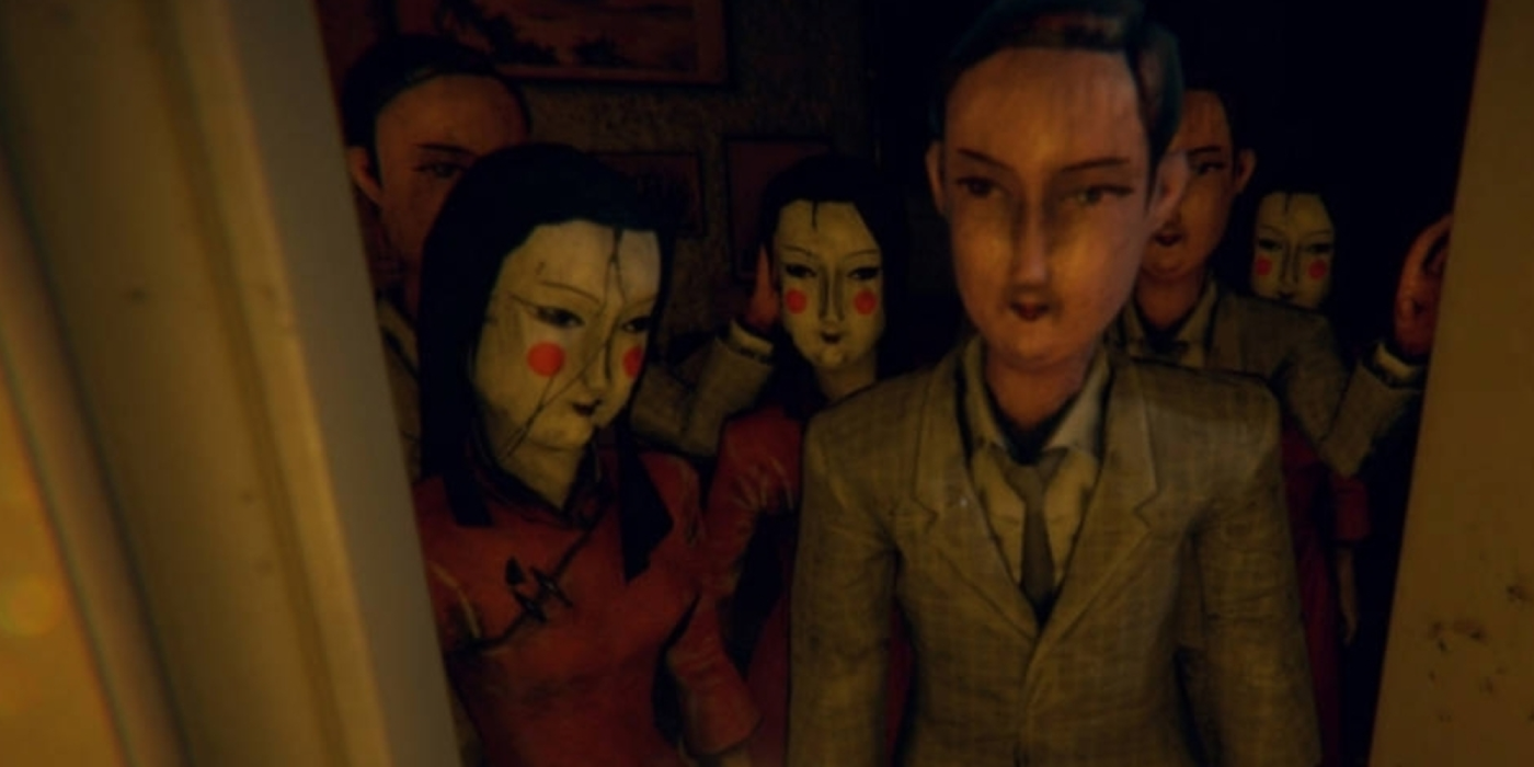 Screenshot of horror game Devotion