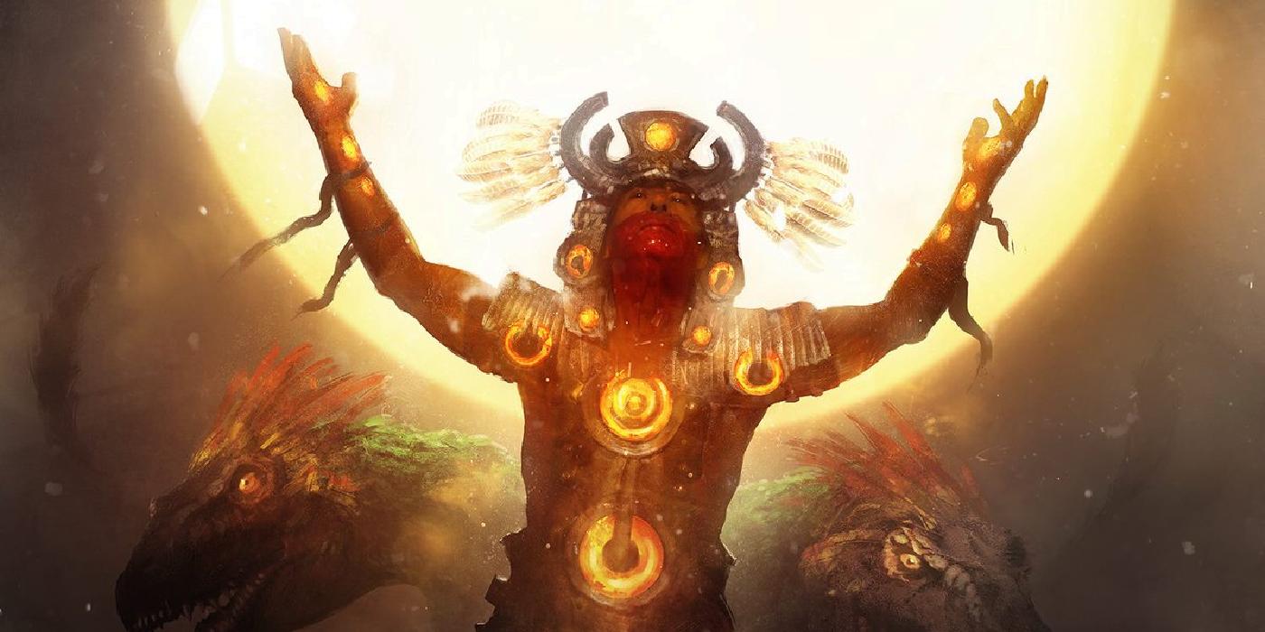 Arte do Sacerdote do Sol de MTG