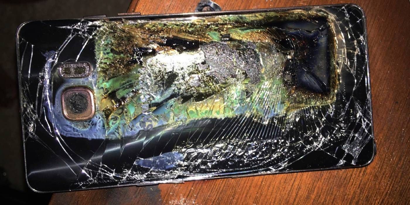 Samsung Galaxy Note 7 exploded