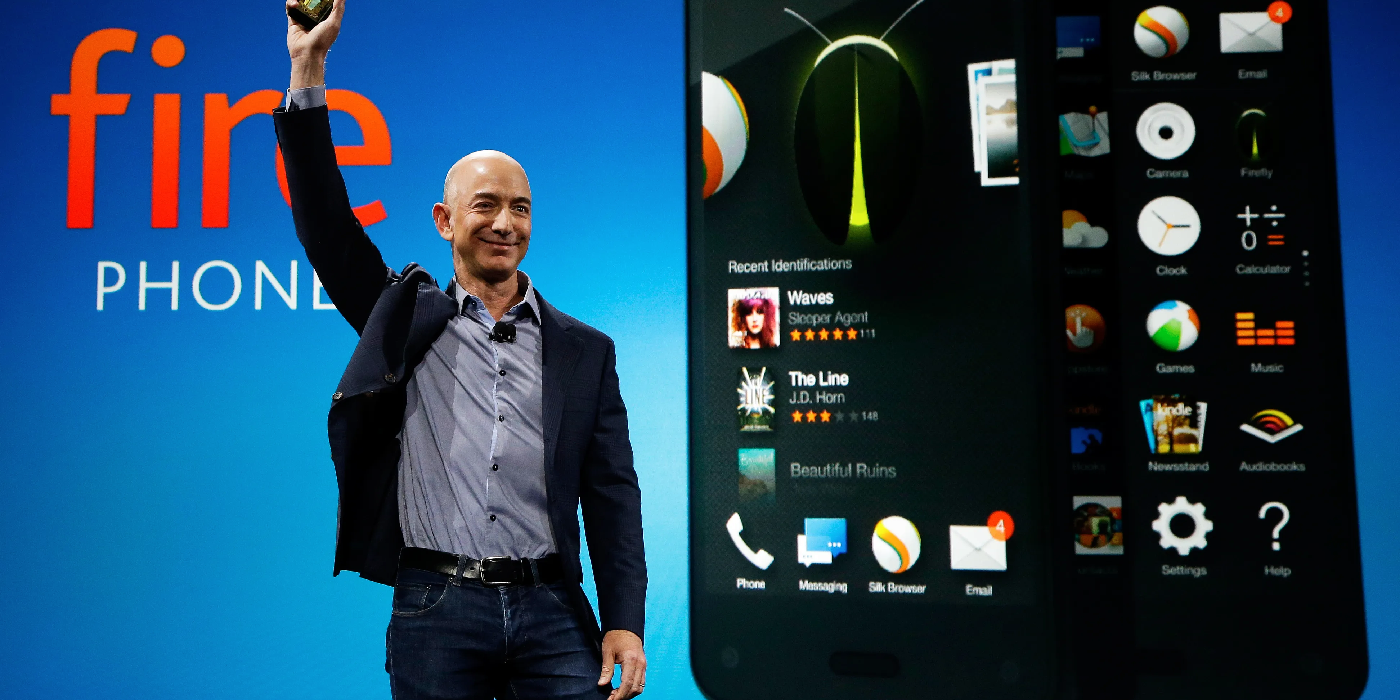 Amazon Fire Phone with Jeff Bezos