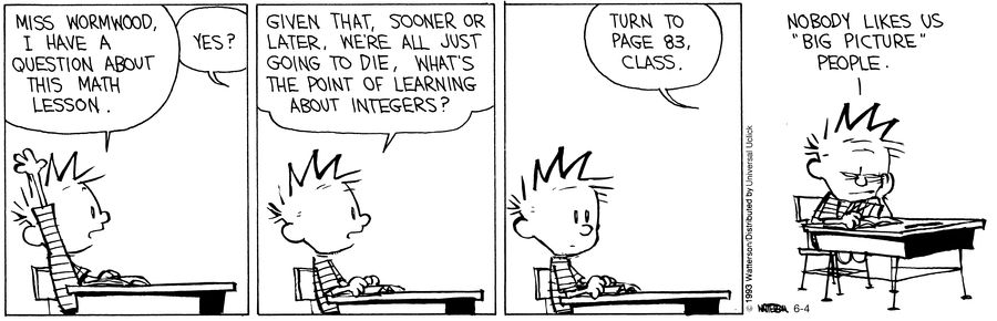 Calvin y el panorama general